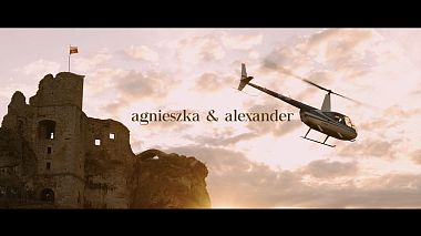 Videografo Wanderful Weddings da Wroclaw, Polonia - A truly white wedding at a medieval castle - Agnes & Alexander, engagement, event, reporting, wedding