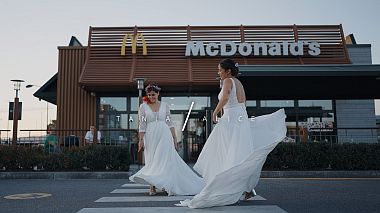 Видеограф Andrea Tortora, Милано, Италия - Italian girls with american hearts, wedding