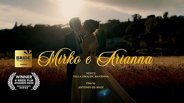 Videographer Antonio De Masi from Bologna, Italien - Timeless Elegance: A Romantic Italian Wedding at Villa Emaldi, Ravenna - Film Arianna e Mirko, wedding