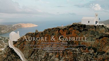 Videógrafo Constantinos Nikolopoulos de Ioannina, Grecia - Aurore & Gabriele - Wedding in Serifos, Greece. (trailer), wedding