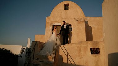 Відеограф Constantinos Nikolopoulos, Афіни, Греція - K & M - A Greek traditional wedding filmed in Santorini, wedding