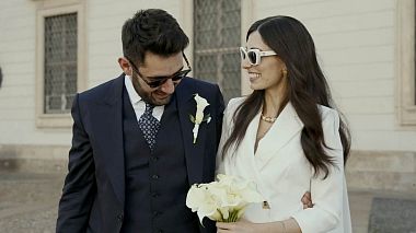 Видеограф Umberto Tumminia, Комо, Италия - LILY + ANDREA - WEDDING IN MILAN, лавстори, приглашение, свадьба, событие, юбилей