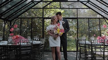 Videografo Дмитрий Кацера da Mosca, Russia - Wedding film forest dew, SDE, engagement, event, wedding