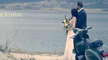 Videógrafo Kiriakos Sidiropoulos de Grécia - Thanos & Stella Wedding Video, drone-video, wedding