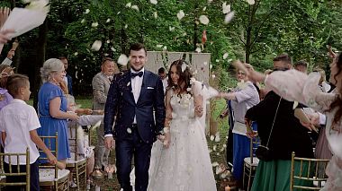 Videografo Łukasz Fedorczyk da Gliwice, Polonia - Ślub humanistyczny w parku, wedding