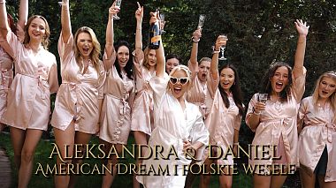 Łódź, Polonya'dan Skadrowany Kreatywne Filmowanie kameraman - Aleksandra & Daniel | Rasztów Barn | American Dream and Polish Wedding, düğün
