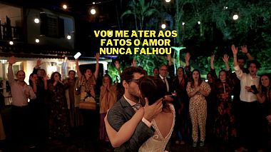 Відеограф Não é foto, é Filme!, Ріо-де-Жанейро, Бразилія - O Amor nunca falhou, wedding