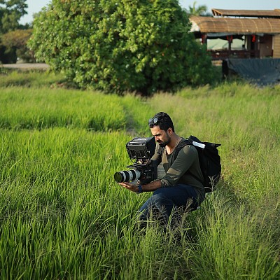 Videographer Sandeep Abraham
