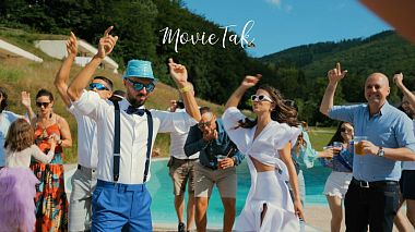 Видеограф MovieTak Wedding Films, Катовице, Полша - Ewelina & Mateusz | Wedding Party by The Pool, wedding