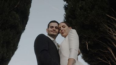 Видеограф Salvo La Rocca, Агридженто, Италия - Arianna e Niccolò - Tuscany, аэросъёмка, свадьба, событие