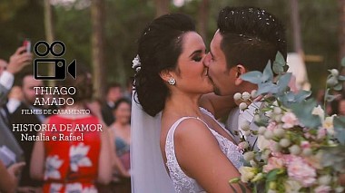 Відеограф Thiago Amado, Консельейру-Лафаети, Бразилія - Historia de Amor - Natalia + Rafael, SDE, engagement, wedding
