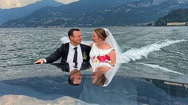 Видеограф Danilo  Grassi, Милан, Италия - || Maggie & Chase || Villa Cilressi Como Lake, аэросъёмка, свадьба