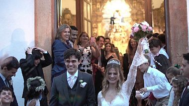 来自 圣若昂－德尔雷伊, 巴西 的摄像师 Morandi Fotocinegrafia - Filmagem de Casamento Taciana e Marcos, drone-video, wedding