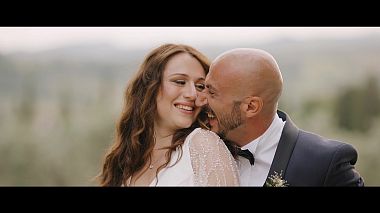 Видеограф Paul Palladino, Флоренция, Италия - Walter + Giulia, аэросъёмка, свадьба, событие