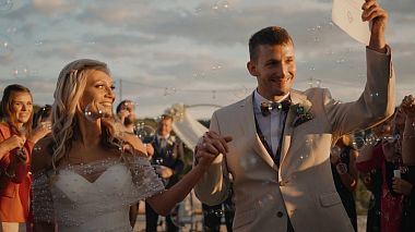 Видеограф Oliver Trabert, Будапешт, Венгрия - Mesi & Bazsi - Wedding Highlights, аэросъёмка, свадьба, событие