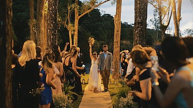 São Paulo, Brezilya'dan Eternal Filmes kameraman - Camila + Pedro, düğün, kulis arka plan, nişan
