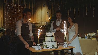 Видеограф Михаил Нефёдов, Санкт-Петербург, Россия - Wedding banquet in the barn film, свадьба