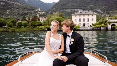 Videograf Oleaweddingfilm din Monza, Italia - OLIVIA E LIAM | LAGO DI COMO, filmare cu drona, logodna, nunta