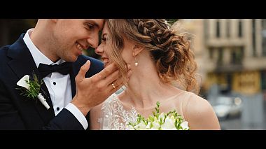 Lviv, Ukrayna'dan Khris Makar kameraman - Orest & Nika, düğün
