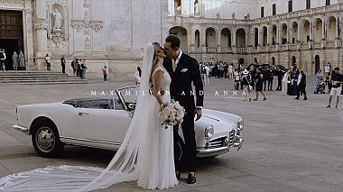 来自 拉察, 意大利 的摄像师 Marco De Nigris - - ITALIAN STYLE - From Germany to Apulia // Maximilian and Anna, drone-video, event, reporting, wedding