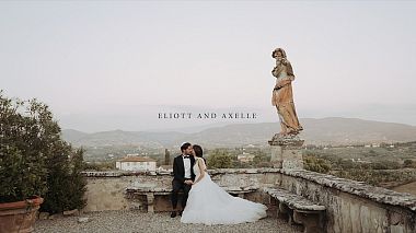 Videógrafo Marco De Nigris de Lecce, Italia - Eliott and Axelle // Destination Wedding in Florence, backstage, drone-video, engagement, reporting, wedding