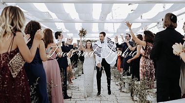 Videographer Marco De Nigris from Lecce, Italy - Louis and Sophie // Destination Wedding in Masseria Potenti, drone-video, event, reporting, showreel, wedding