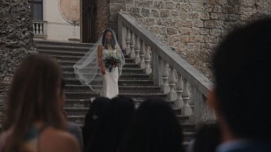 Βιντεογράφος Luca Moretti από Βερόνα, Ιταλία - Marzia + David at Castello San Salvatore, wedding