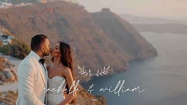 Videographer SKY IS THE LIMIT FILMS from Atény, Řecko - Rachelle & William Wedding in Santorini, Greece, drone-video, event, wedding