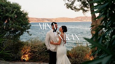 Відеограф George Tsiroulis, Афіни, Греція - Mina & Nikan | Island Prive, Athens Riviera | 16 August 2024, wedding