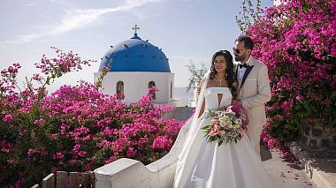 来自 桑托林岛, 希腊 的摄像师 Dimitris Nioras - Sheryl & Timos Highlight Wedding Clip, wedding