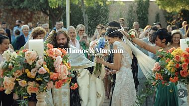 Відеограф Petros Tsirkinidis, Афіни, Греція - Thanos & Maryana wedding film, engagement, wedding