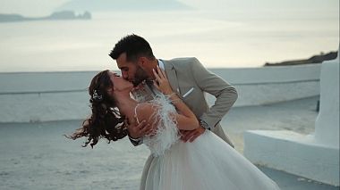 Videógrafo Petros Tsirkinidis de Aten, Grécia - Romantic Wedding in Milos, engagement, wedding