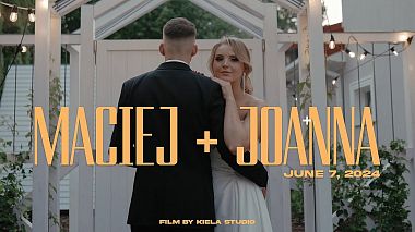 Videographer Kiela Studio from Warsaw, Poland - JOANNA + MACIEJ, wedding