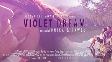 Videógrafo Tokksa The Movie Studio de Varsovia, Polonia - Violet Dream - Monika + Paweł, wedding
