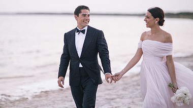 Видеограф Meraki  Weddings, Монтеррей, Мексика - Kim & Viken | Three Day Wedding in Tulum, аэросъёмка, лавстори, свадьба
