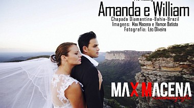 Βιντεογράφος Max Macena από Caruaru, Βραζιλία - Love story William e Amanda, wedding