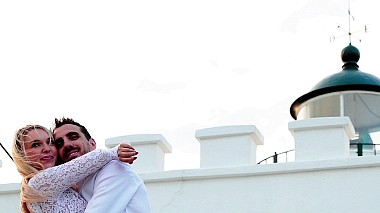 Видеограф Thanasis Zavos, Греция - George & Chrisa, аэросъёмка, свадьба