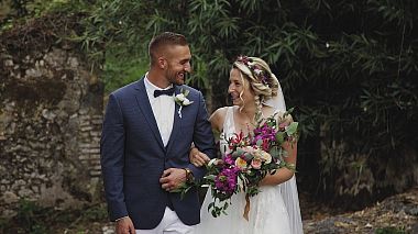 Видеограф Thanasis Zavos, Греция - Wedding Corfu Greece // Lenna & Kevin, аэросъёмка, свадьба