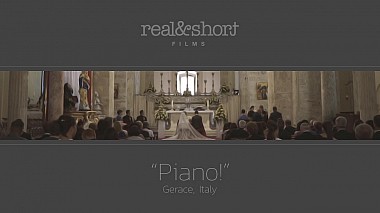 Roma, İtalya'dan Alejandro Calore kameraman - “Piano!”, düğün
