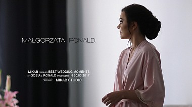 Videografo Mikab  Studio da Radom, Polonia - MAŁGORZATA | RONALD, SDE, engagement, wedding