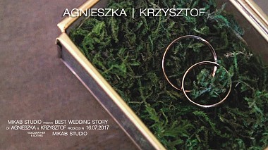 Видеограф Mikab  Studio, Радом, Полша - Agnieszka | Krzysztof, SDE, drone-video, wedding