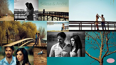 Видеограф Nuno Marques, Авейру, Португалия - Selesa & André by the lagoon, аэросъёмка, лавстори, свадьба
