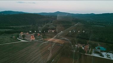 来自 塔林, 爱沙尼亚 的摄像师 Innar Hunt - Marija & Aivo // wedding in Tuscany, Italy, drone-video, wedding