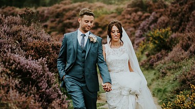 Videografo Lukas&Laura Films da Sheffield, Regno Unito - Anna&Brad / Wedding at The Maynard, Peak District, Uk, drone-video, wedding