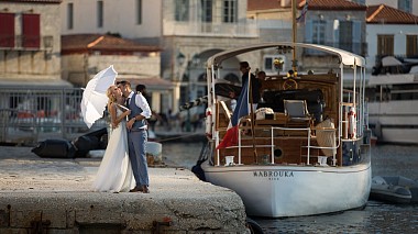 Видеограф Imagine Cinematography, Афины, Греция - Christine & Antonis // Hydra // Instagram Edit, аэросъёмка, свадьба, эротика