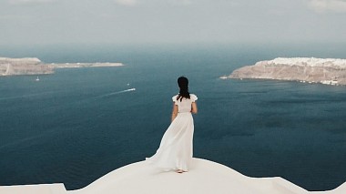 Videograf Dmitriy Koltsov din Kiev, Ucraina - Dream Wedding in Santorini, clip muzical, eveniment, filmare cu drona, nunta, reportaj