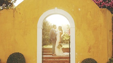 来自 里斯本, 葡萄牙 的摄像师 Happy Together Films - Melanie + Rick | Highlights | Wedding at Quinta de Sant’Ana in Gradil, Portugal, wedding