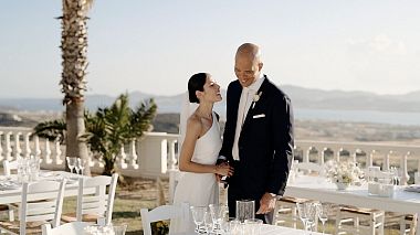 Видеограф FEEL YOUR FILMS, Афины, Греция - Chic Wedding in Paros, Greece | L&R, аэросъёмка, лавстори, свадьба