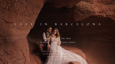 来自 赫尔松, 乌克兰 的摄像师 Golden Legend - love in Barca, drone-video, wedding
