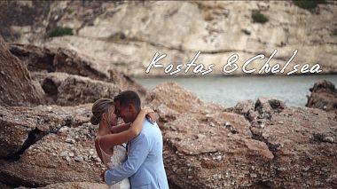 Videógrafo Panos Karachristos de Aten, Grécia - Kostas | Chelsea | Wedding at Island Riviera Athens, drone-video, engagement, event, wedding